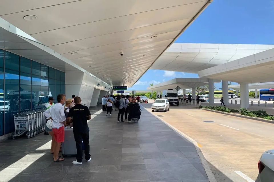 Terminal 4 del Aeropuerto Internacional de Cancún, donde llegan los vuelos de Air Canada, WestJet y Porter
