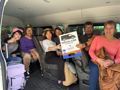 Guests arriving at their hotel in Riviera Maya