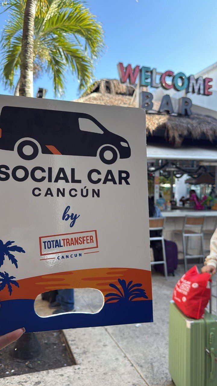 Social Car Cancun driver sign example 3